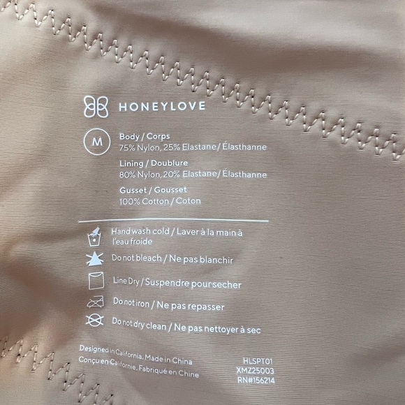 NEW! HONEYLOVE superpowers black thong brief - Picture 9 of 10